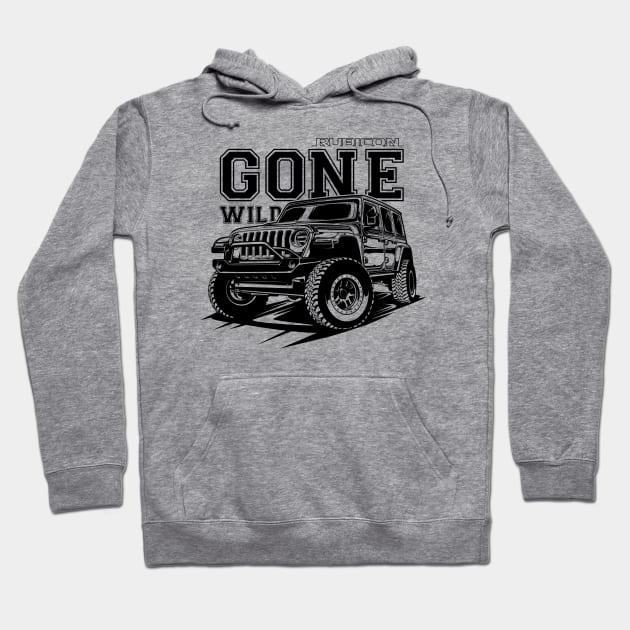 Jeep Wrangler Rubicon Hoodie by idrdesign